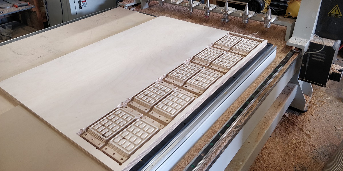Wooden Vacuum Workholding pods Wooden Vacuum Workholding pods